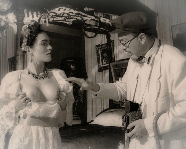 Frida and Trotsky in Casa Azul